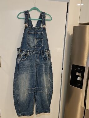 We The Free Good Luck Barrel Jean Overall